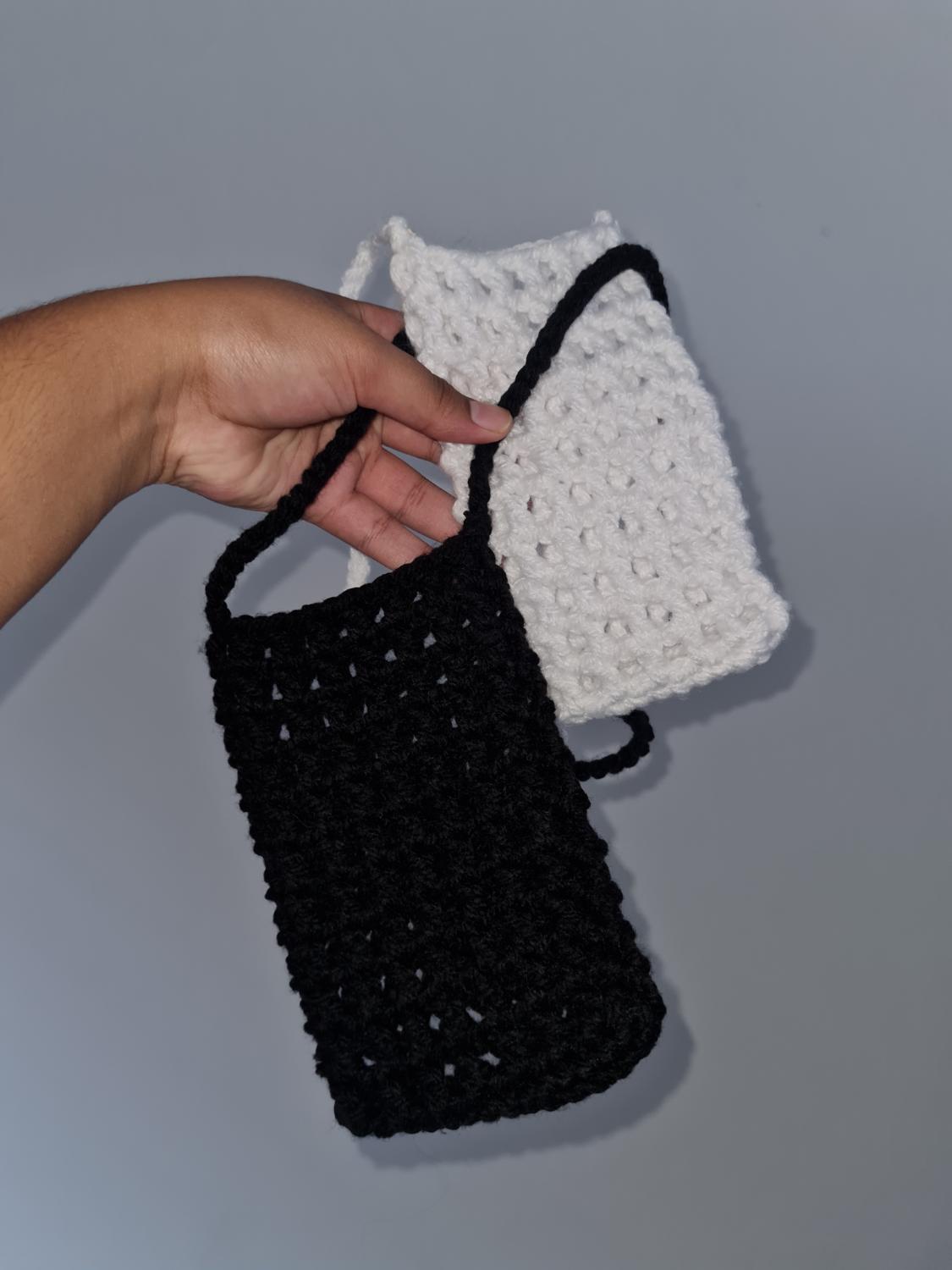 Crochet phone bags